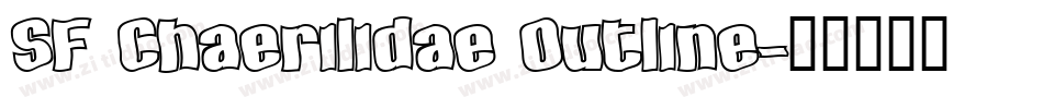 SF Chaerilidae Outline字体转换
